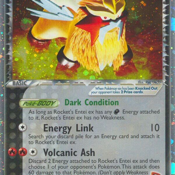 Rocket’s Entei ex Pokemon Kaart