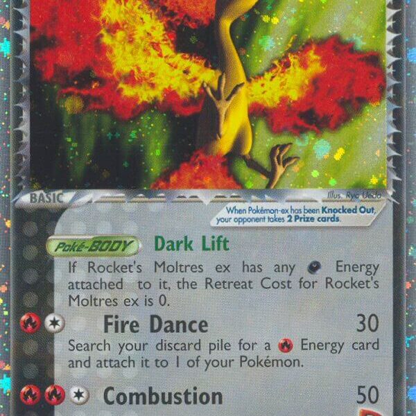 Rocket’s Moltres ex Pokemon Kaart