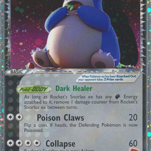 Rocket’s Snorlax ex Pokemon Kaart
