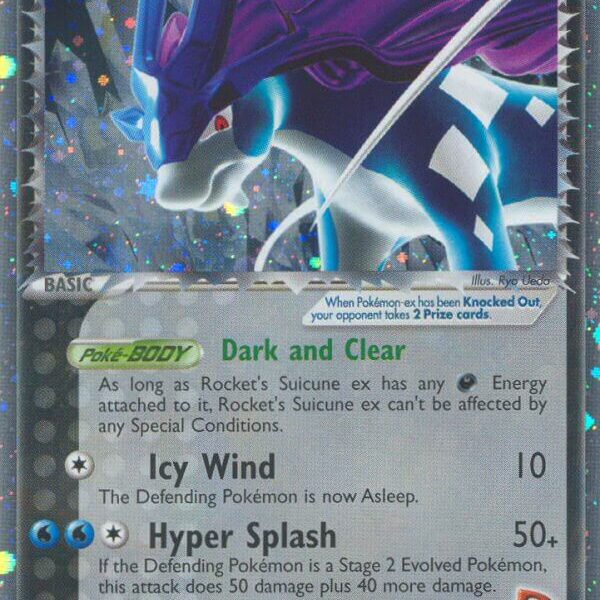 Rocket’s Suicune ex Pokemon Kaart