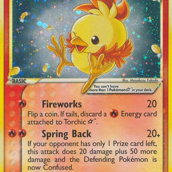 Torchic Star Pokemon Kaart