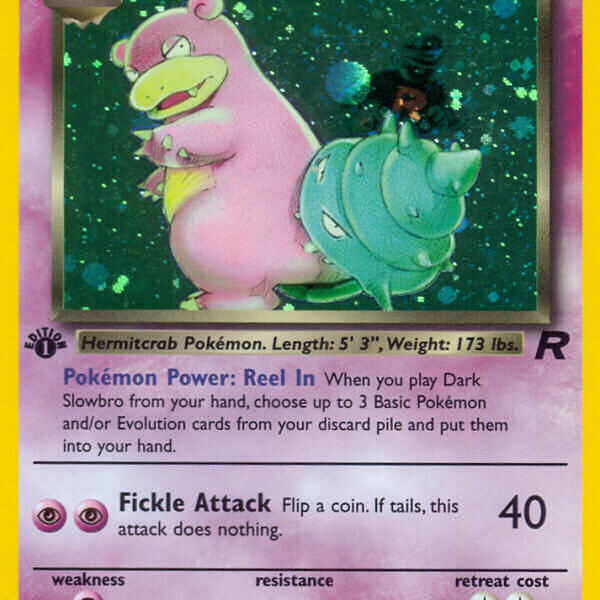 Dark Slowbro Pokemon Kaart