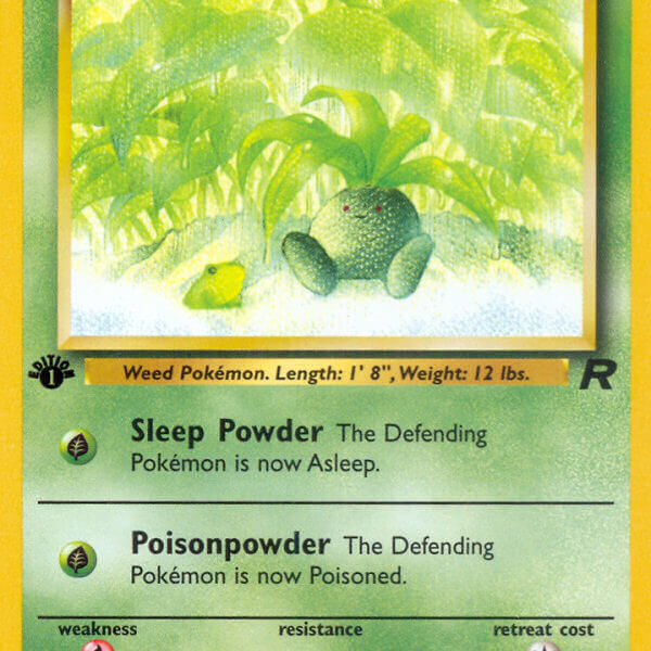 Oddish Pokemon Kaart