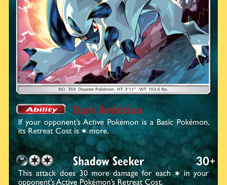 Absol Pokemon Kaart