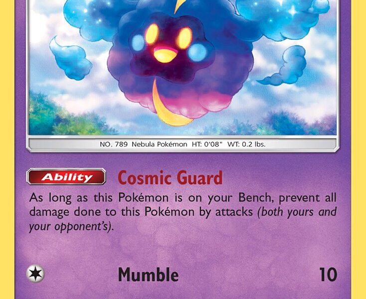 Cosmog Pokemon Kaart