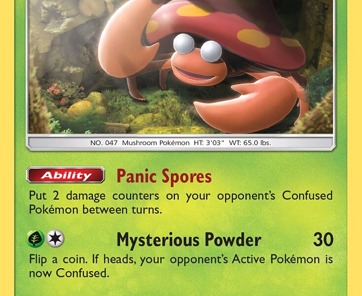 Parasect Pokemon Kaart