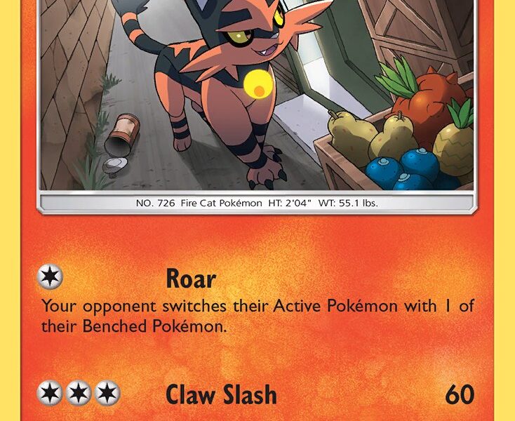 Torracat Pokemon Kaart