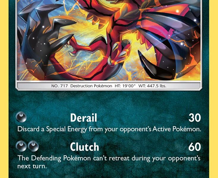 Yveltal Pokemon Kaart