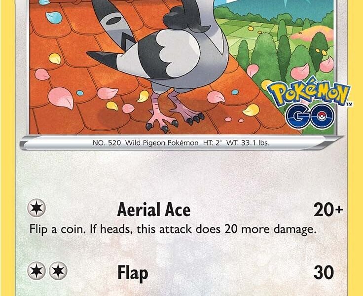 Tranquill Pokemon Kaart