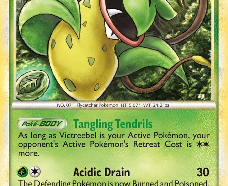 Victreebel Pokemon Kaart