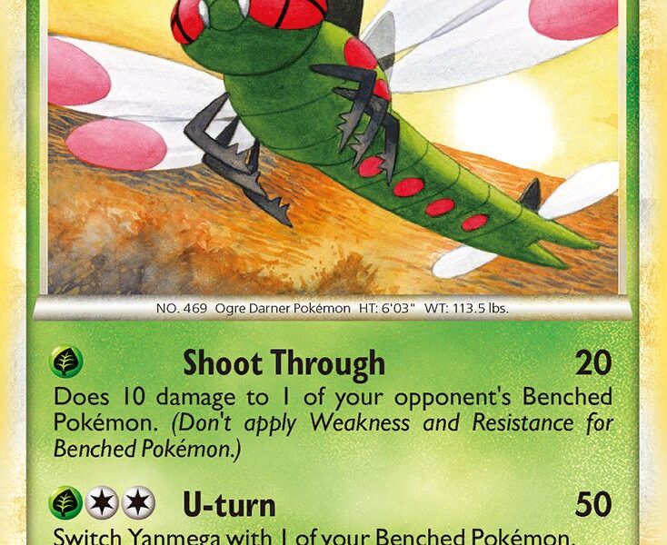 Yanmega Pokemon Kaart