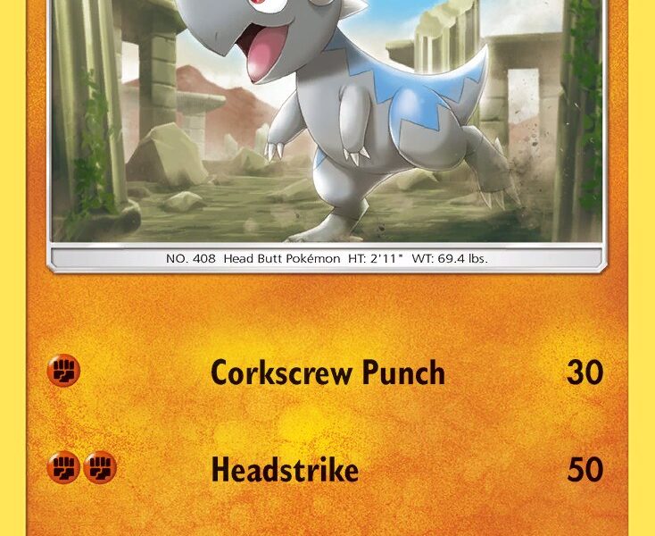 Cranidos Pokemon Kaart