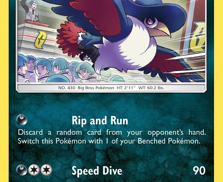 Honchkrow Pokemon Kaart