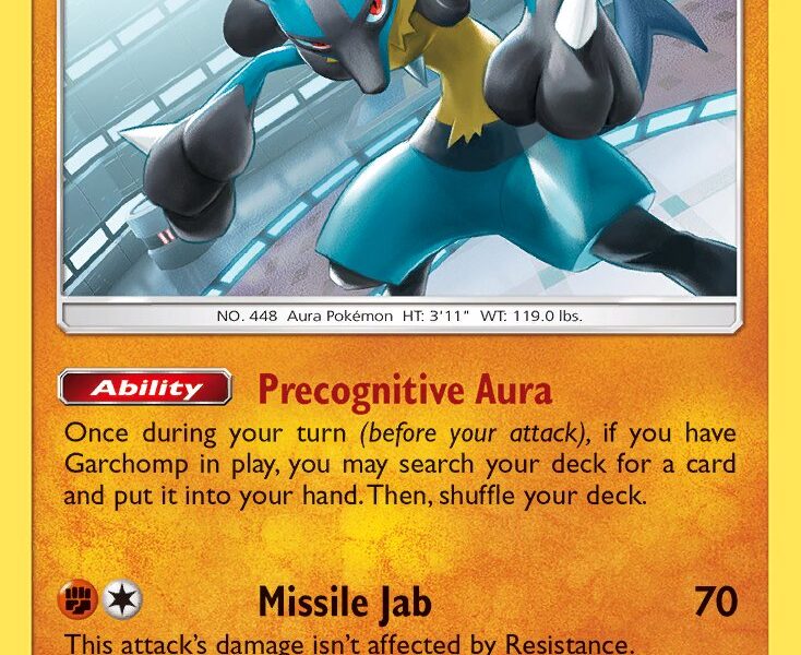 Lucario Pokemon Kaart