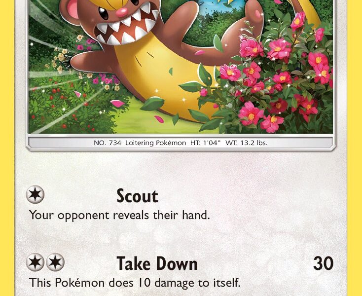 Yungoos Pokemon Kaart