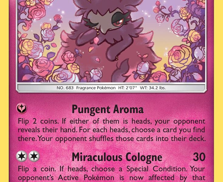 Aromatisse Pokemon Kaart