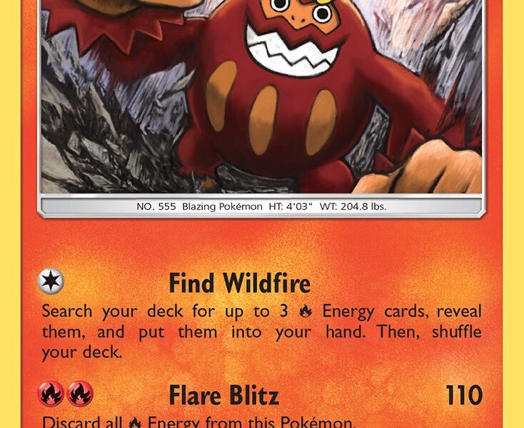 Darmanitan Pokemon Kaart