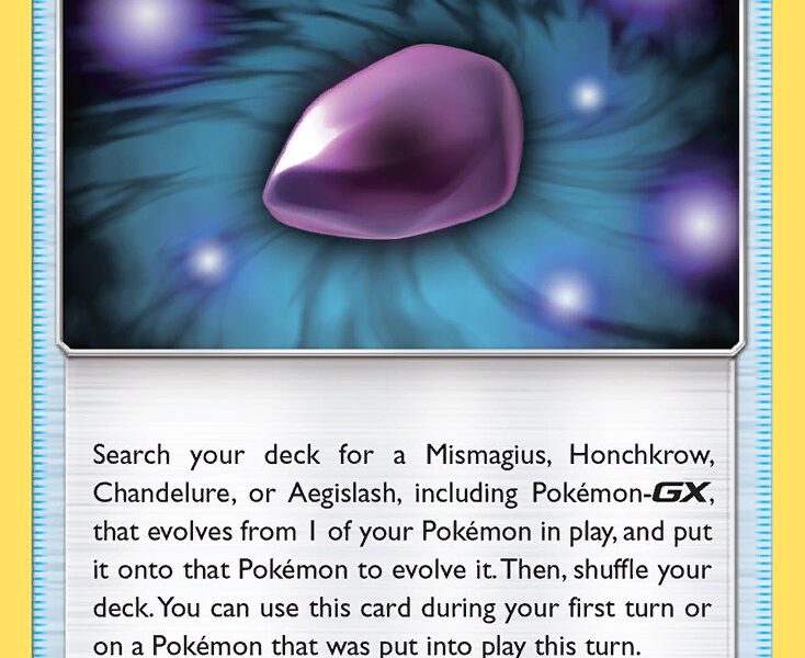 Dusk Stone Pokemon Kaart