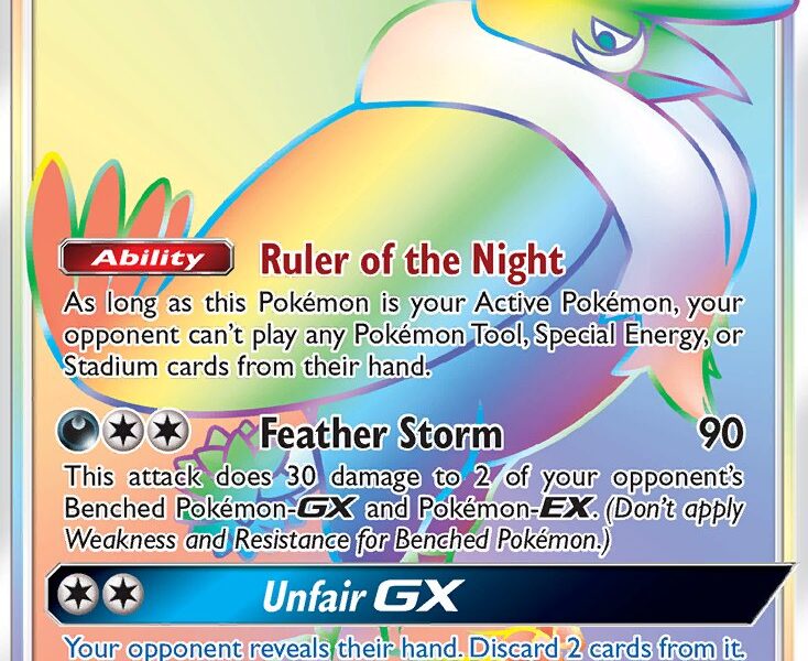Honchkrow-GX Pokemon Kaart