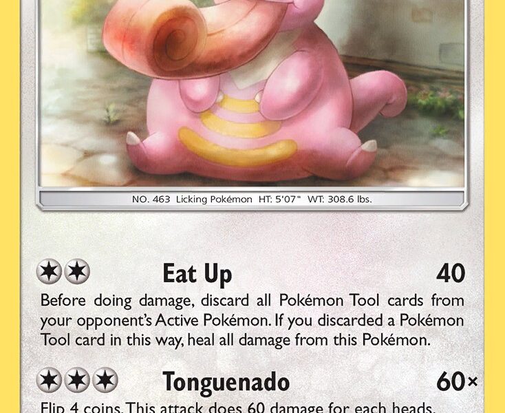 Lickilicky Pokemon Kaart