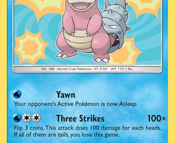 Slowbro Pokemon Kaart