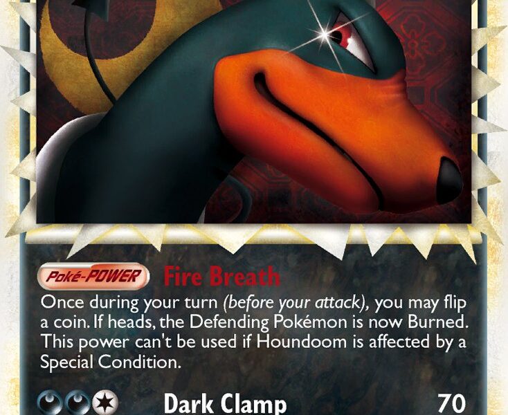 Houndoom Pokemon Kaart