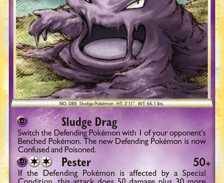 Muk Pokemon Kaart