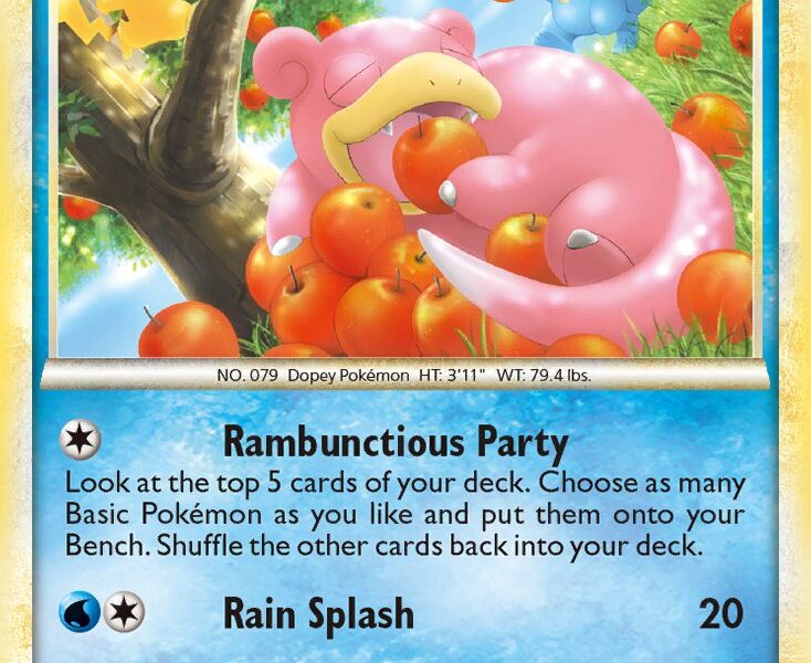 Slowpoke Pokemon Kaart