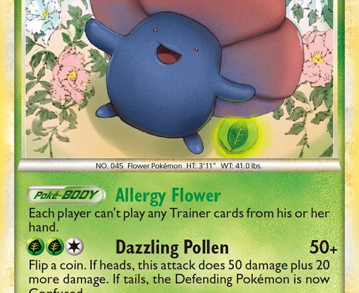 Vileplume Pokemon Kaart