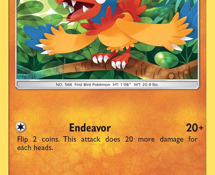 Archen Pokemon Kaart