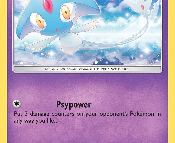 Azelf Pokemon Kaart