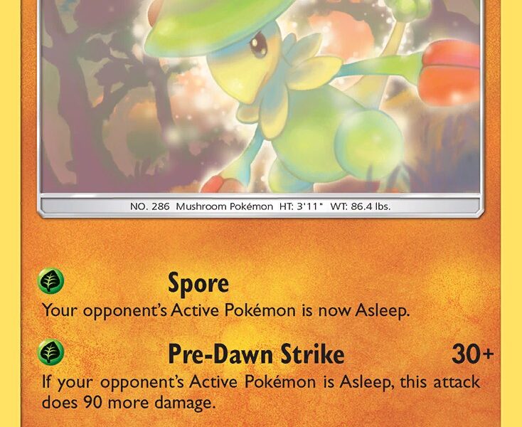 Breloom Pokemon Kaart