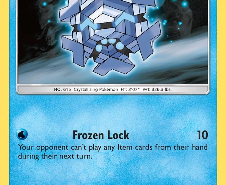 Cryogonal Pokemon Kaart