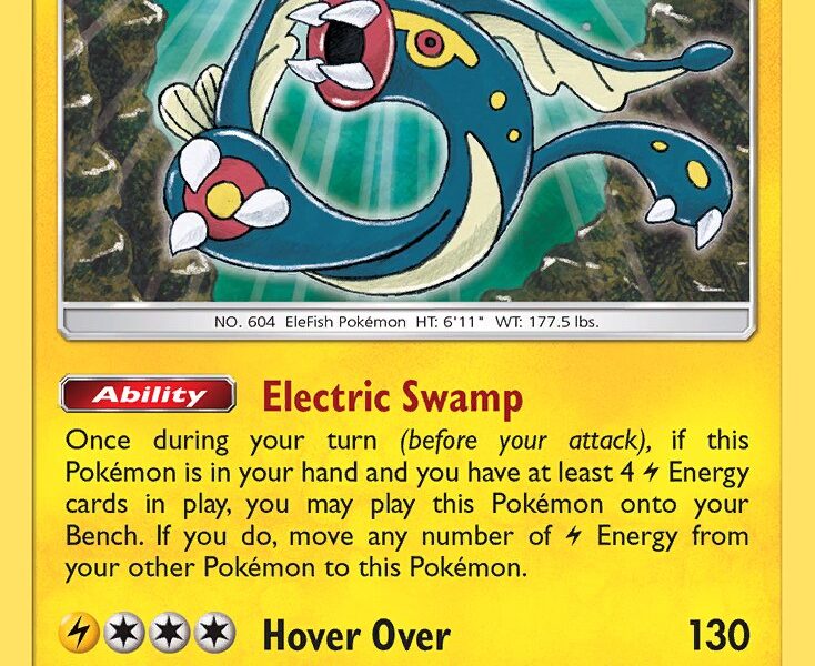 Eelektross Pokemon Kaart