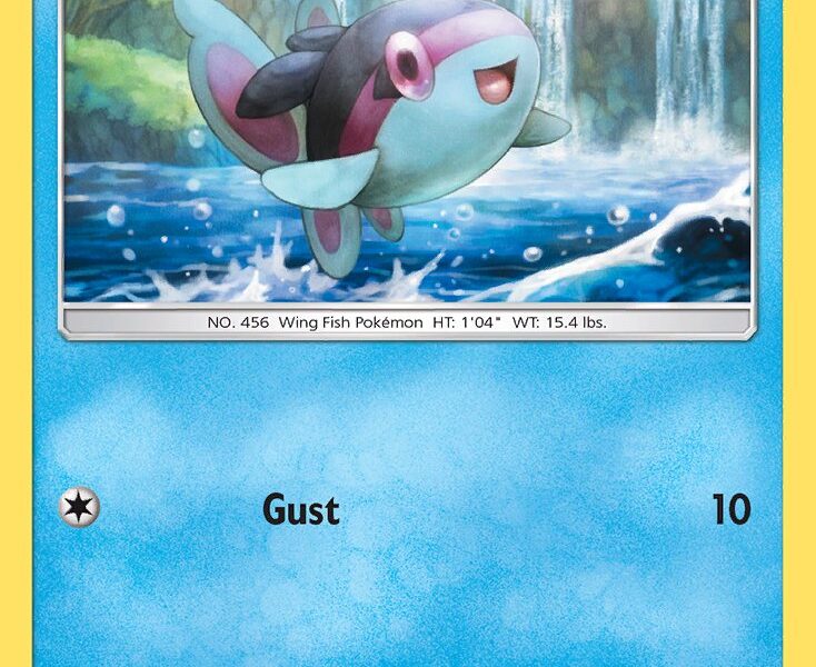 Finneon Pokemon Kaart