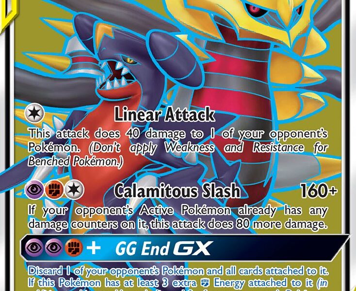 Garchomp & Giratina-GX Pokemon Kaart