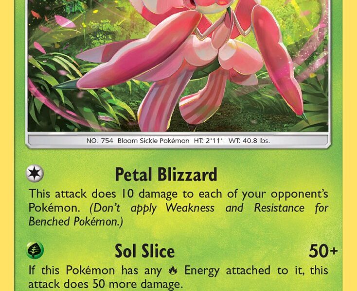 Lurantis Pokemon Kaart