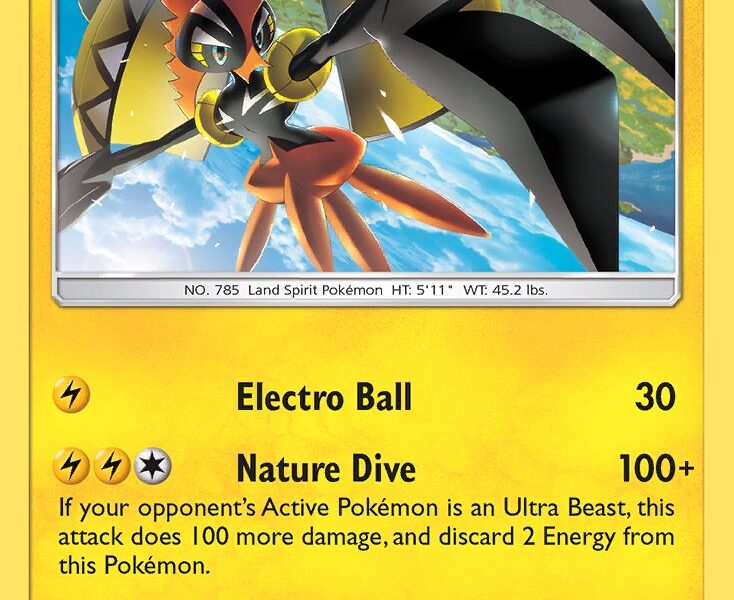 Tapu Koko Pokemon Kaart