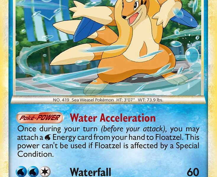 Floatzel Pokemon Kaart
