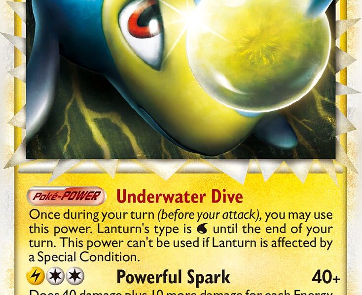 Lanturn Pokemon Kaart
