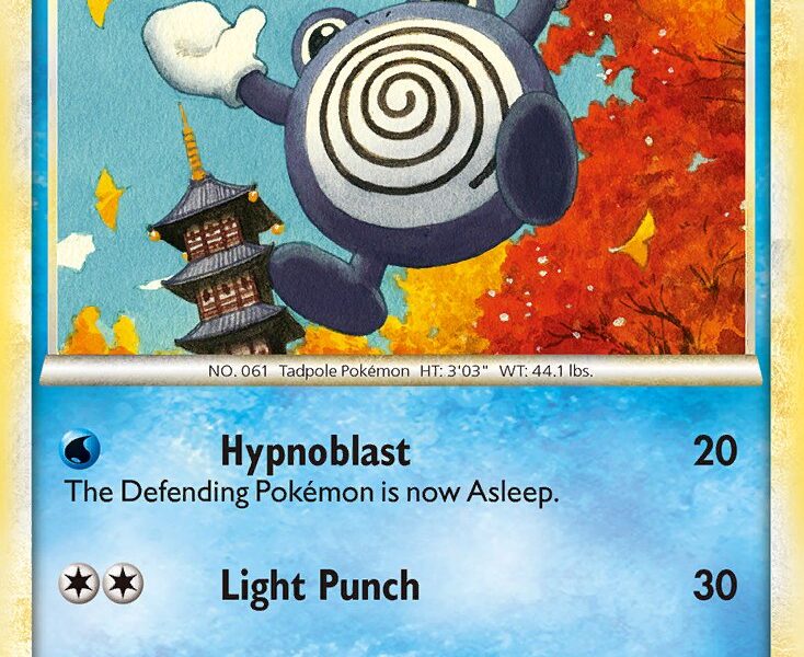 Poliwhirl Pokemon Kaart