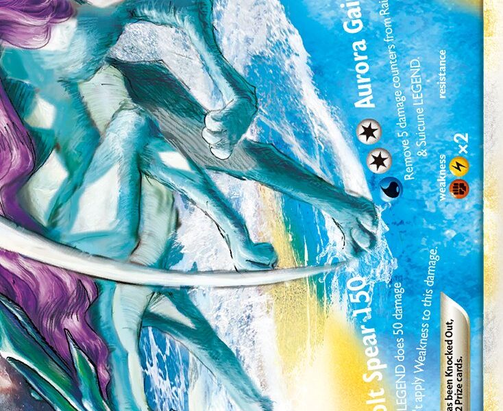 Raikou & Suicune LEGEND Pokemon Kaart