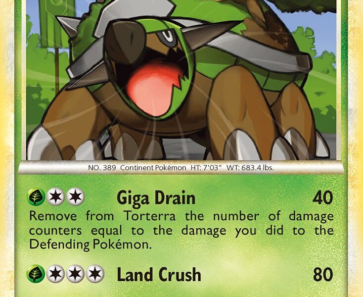 Torterra Pokemon Kaart
