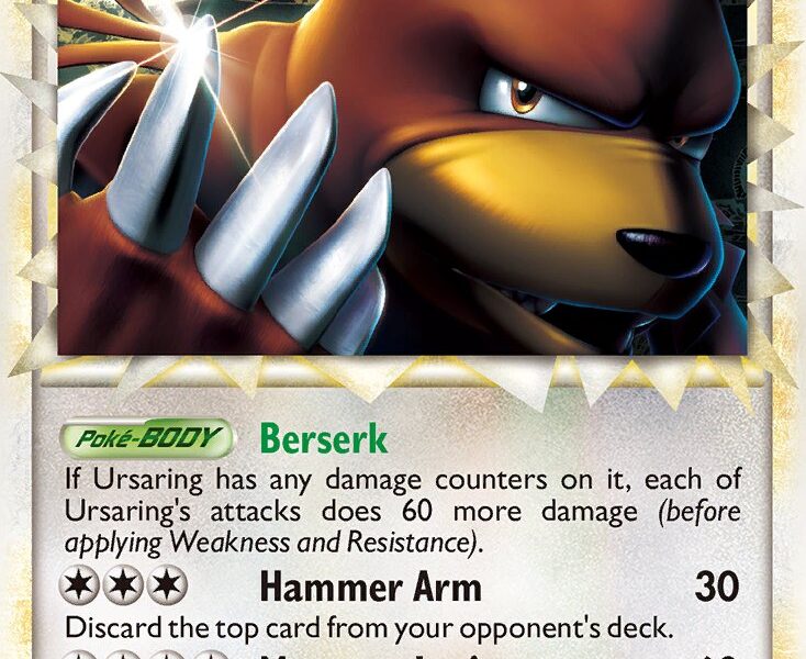 Ursaring Pokemon Kaart