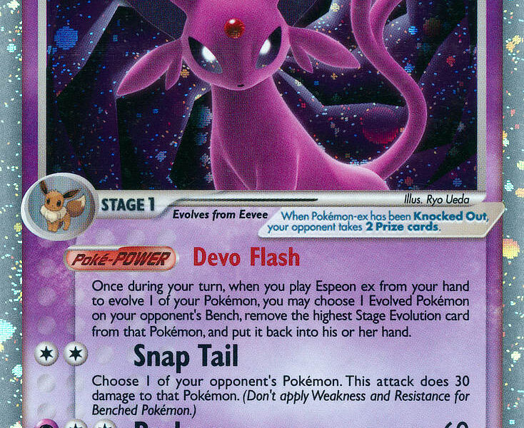 Espeon ex Pokemon Kaart
