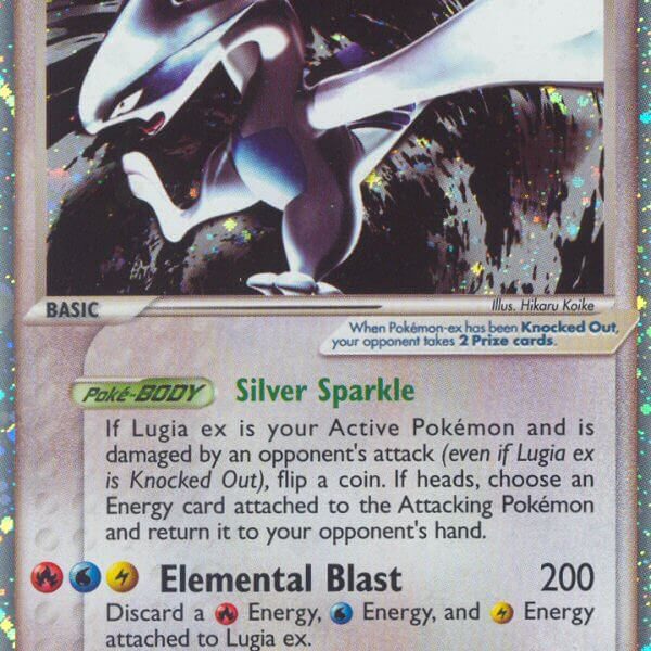 Lugia ex Pokemon Kaart