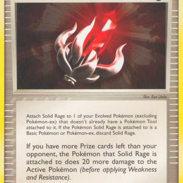 Solid Rage Pokemon Kaart