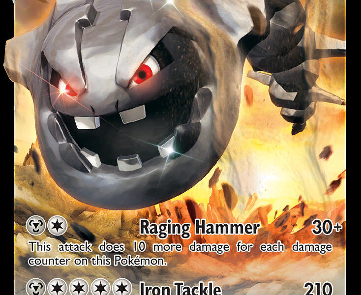 Steelix V Pokemon Kaart