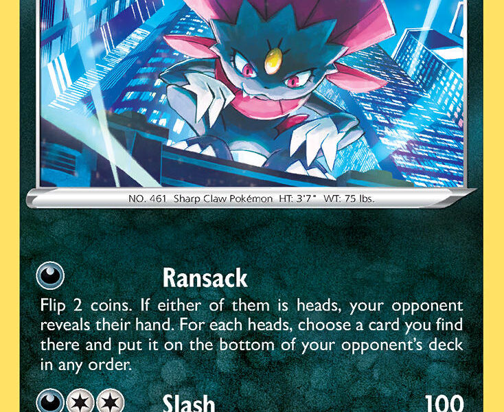 Weavile Pokemon Kaart