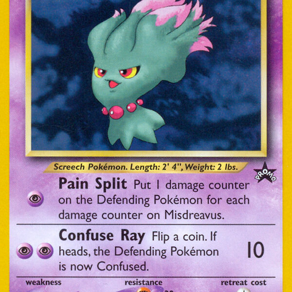 Misdreavus Pokemon Kaart